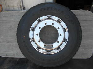  с новой машины 21 год Dunlop ena save SP688 275/80R22.5aru core aluminium 22.5×7.50-162 10 дыра только один 