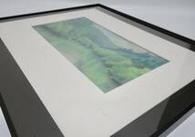 真作保証 アート作品【湖畔にて 中野緑作】風景画 油絵 絵画 美術品 芸術品 美品 額装 飾り物 骨董品 古美術品 横50×縦58.5_画像3