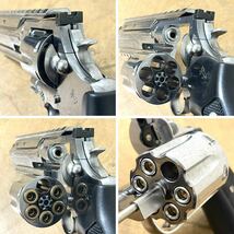 動作確認済/ガス漏れなし MARUSHIN/マルシン STGA刻印あり ガスガン/ガスリボルバー COLT/コルト UNLIMITED REV. カートリッジ5発付_画像7