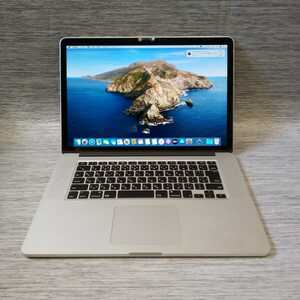 即日発 速達 Apple MacBook Pro A1398 Retina 2012 MC975LL/A ★ Core i7 2.3GHz/メモリ8GB/SSD256GB/15インチ/mac OS Catalina 10.15.7