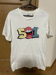 Levi's(リーバイス)501デザインプリント　Tシャツ