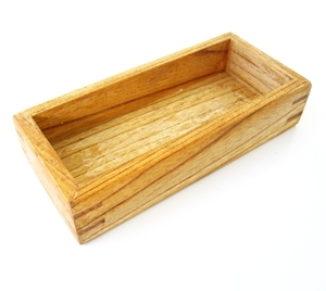 手作り 木箱 ヒノキ 檜 多目的ケース スプーン フォーク バターナイフ お線香いれ 釘を使わない箱