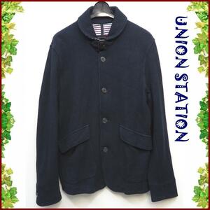 UNION STATION jacket dark blue Union station MENS BIGI