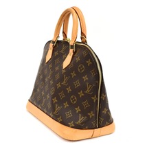 1円 ◎定価20万 極美品 LOUIS VUITTON ルイヴィトン ハンドバッグ アルマ M51130 モノグラム キャンバス×レザー ブラウン◎Cers_画像2