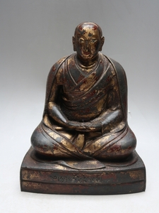 【集】052511古銅製　仏像置物　銅流金　チベット仏教美術