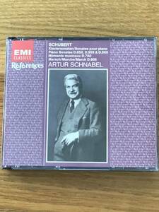 EMI シューベルト　ピアノ・ソナタD.850、959、960、「楽興の時」、「行進曲」　シュナーベル　　　2CD