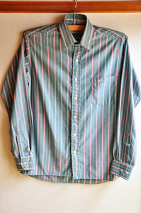 Christian Dior rare! american Vintage stripe shirt ( men's M) beautiful goods 