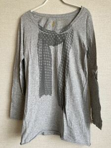 ＬＵＣＡ*ルカ*BLANC　basque*長袖Tシャツ*カットソー*グレー