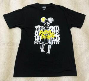 ☆ROTTEN GRAFFTY☆ロットングラフィティー バンド 半袖 Tシャツ M 黒 ツアー THE END OF THE WORLD 610