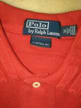  polo ralph lauren ポロ ラルフ ローレン Mサイズ 半袖 ポロシャツ　赤　正規品_画像4