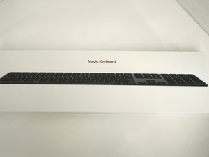 ●Apple Magic Keyboard with Numeric Keypad MRMH2LL/A ワイヤレスキーボード US配列 スペースグレイ テンキー付き