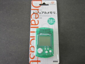 0 Dreamcast visual memory HKT-7007-04 lime green new goods unopened 