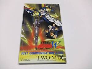 TWO-MIX JUST COMMUNICATION CDシングル　読み込み動作問題なし 1995年発売 新機動戦記ガンダムw