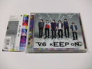 V6 kEEP oN. (初回盤) (kEEP oN.盤) CD+DVD 帯付き　読み込み動作問題なし 2012年発売