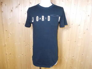 132◆ジョーダン ALT HEM PKT JDN S/S Tシャツ◆XSサイズ 黒色 AIR JORDAN 半袖Tシャツ 915937-010ゆうパケット送料360円発送可能 4E 