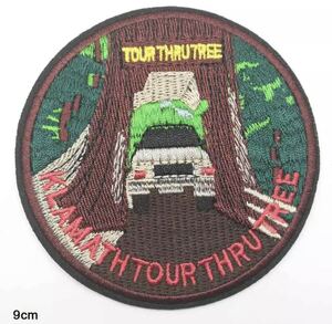 ツリーワッペン アウトドアワッペン outdoorワッペン THRU TREEワッペン アイロンワッペン 刺繍ワッペン