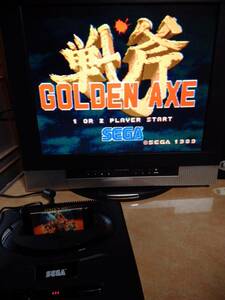  junk SEGA GENESIS ./ box opinion less Golden Axe Golden Axe 