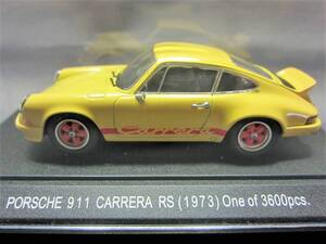 MINITURE MODEL PLANNING◎PORSCHE 911 CARRERA RS(1973) イエロー/レッド◎One of 3600pcs.◎MMP1/43