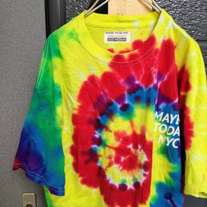 ★送料無料★ MAYBE TODAY NYC メイビートゥデイ タイダイTシャツ Medium