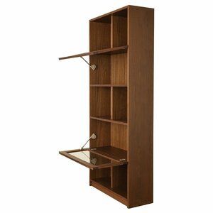 CLASSE quarter cabinet 2 door leg na Tec bookshelf bookcase display shelf purity natural tree width 80 walnut kyu rio case 
