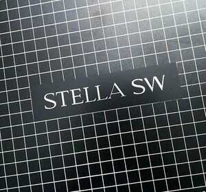 上品なSHIMANO　STELLA　STICKER SW シマノ　ステラ　ソルトウォーター　ステッカー　シール/リール　