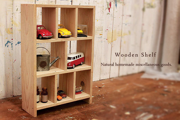 [Envío gratis] Mini estante, De madera, Natural, Artículos hechos a mano, muebles, Silla, estante, Estante para libros, Estante