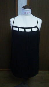 Ladies Black Camisole Tank Top Size Size Size "Rienda" Используется и хорошо