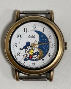 【A】ALBA ドナルドダック 腕時計　アンティーク　中古・ジャンク品