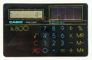 カシオカード型電卓　SL-800