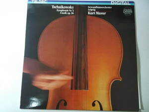 TELDEC/チャイコフスキー：交響曲第4番/クルト・マズア/輸入アナログ盤/DMM盤/未使用品