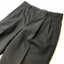 【サイズY9★高級礼服カネボウ】3つボタンシングルスーツ　リクルートスーツ　セットアップ　ノーベンツ 2タック　ビジネススーツ　漆黒_画像8