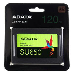 【送料無料】 ADATA SSD 120GB SU650 ASU650SS-120GT-R 【新品・未開封】