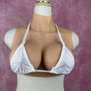 【在庫残りわずか※大人気】新品 Cカップ 中身液状シリコン シリコンバスト 偽乳 女装 コスプレ 変身 人工乳房 変装用 オッパイ 男の娘③の画像2