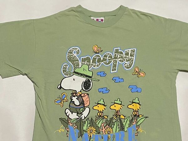 90's 00's スヌーピー ウッドストック プリントTシャツ USA製 Sサイズ ビンテージ古着 snoopy 80's 90年代 スプルース vintage