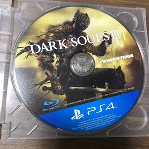 PS4中古ソフトケース無し　ダークソウル3 DARK SOULS3 PlayStation4