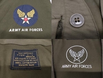 U.S.ARMY ARMY AIR FORCES TYPE C-1 ミリタリーベスト カーキ M 通年_画像6