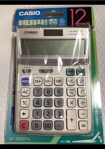 CASIO 電卓 カシオ DF-120GT-N