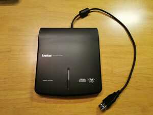 Logitec ロジテック 外付けDVD-ROMドライブ LDV-P8U2LBK USB2.0 動作確認済