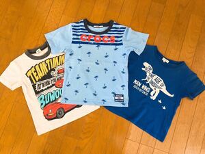 【まとめ売り】キッズ半袖Tシャツ☆120と130☆クロックス 3can4onサンカンシオン ワールド Ｔシャツセット 子供