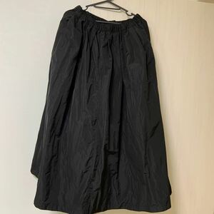 ニコアンド　ロングスカート　ブラック　Lサイズ