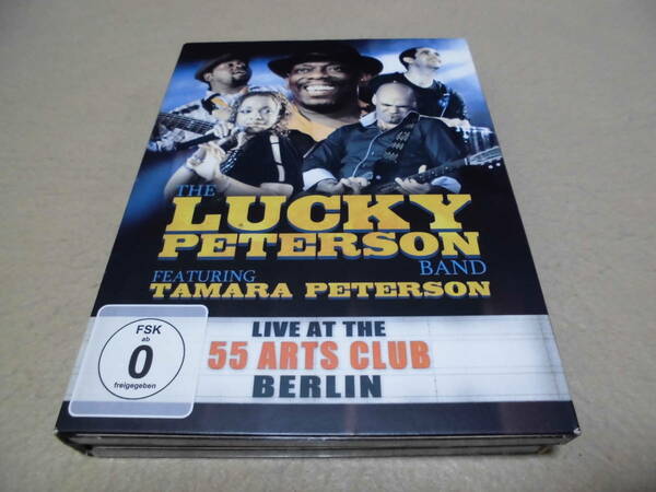 LUCKY PETERSON BAND featuring TAMARA PETERSON 「LIVE AT THE 55 ARTS CLUB BERLIN」　2CD＋3DVD　ラッキー・ピーターソン