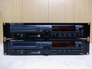 TASCAM　タスカム CDレコーダー　CD-RW750＋CD-RW700　ジャンク2台セット