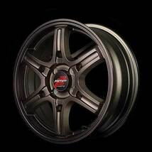 RMP RACING/R60 ロードスター ND系 アルミホイール 4本セット【16×6J 4-100 INSET43 クラシカルブロンズ】_画像2