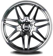 RMP/720F RX-8 SE3P(SPRIT R) アルミホイール 4本セット【18×7J 5-114.3 INSET48 セミグロスガンメタ/リムポリッシュ】_画像2