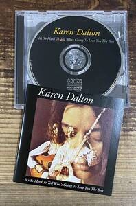 CD】Karen Dalton カレン・ダルトン■It's So Hard To Tell Who's Going To Love You The Best■アシッド・フォーク名盤