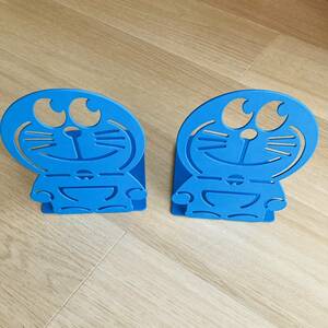  not for sale Doraemon book end book stand 2 piece set rare 