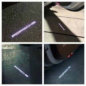  Porsche Logo LED courtesy lamp 911 Panamera Cayman Boxster 996/997/970/986/987 original exchange type Mark emblem light 