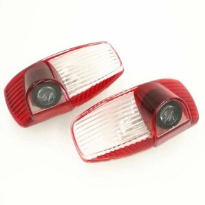 ポルシェ ロゴ LED カーテシ ランプ 911 パナメーラ ケイマン ボクスター 996/997/970/986/987 純正交換タイプ マーク エンブレム ライトの画像5