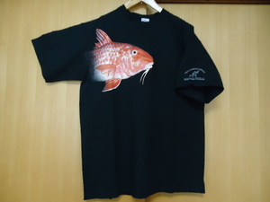  prompt decision Hawaii maui island MAUI SPORTING GOODS T-shirt black color L fish pattern 