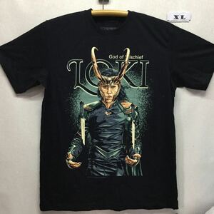 新品 LOKI ロキ イラスト Tシャツ XLサイズ マイティソー 管492 アベンジャーズ